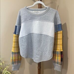 We The Free Multicolor Patchwork Sweater